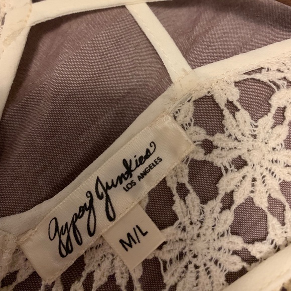 Free People - Gypsy Junkies Mimi Fringe Tunic M/L - Picture 4 of 4